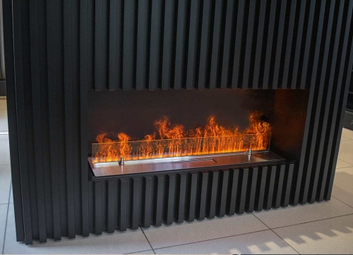 Электроочаг Schönes Feuer 3D FireLine 800 со стальной крышкой в Новосибирске