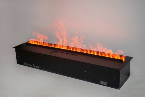 Электроочаг Schönes Feuer 3D FireLine 1000 Pro со стальной крышкой в Новосибирске