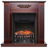 Каминокомплект Royal Flame Lumsden (махагон коричневый антик)+Fobos FX Black